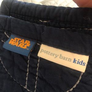 Pottery Barn Darth Vader quilt and shams